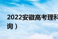 2022安徽高考理科一分一段表（成績(jī)排名查詢）