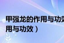 甲強龍的作用與功效用于慢阻肺（甲強龍的作用與功效）