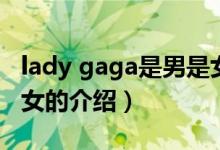 lady gaga是男是女(關于lady gaga是男是女的介紹)