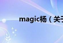 magic楊（關于magic楊的介紹）