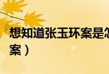 想知道張玉環(huán)案是怎么回事（了解一下張玉環(huán)案）