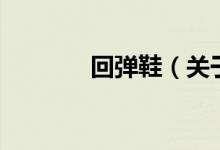 回彈鞋（關(guān)于回彈鞋的介紹）