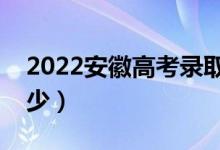 2022安徽高考錄取分?jǐn)?shù)線（各批次分?jǐn)?shù)是多少）