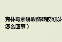 克林霉素磷酸酯凝膠可以祛痘痘嗎（克林霉素凝膠用了長痘怎么回事）