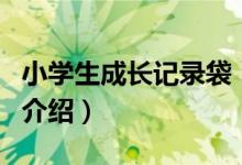 小學(xué)生成長記錄袋（關(guān)于小學(xué)生成長記錄袋的介紹）