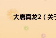 大唐真龍2（關(guān)于大唐真龍2的介紹）