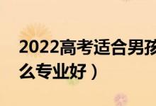 2022高考適合男孩子的大專專業(yè)（男生選什么專業(yè)好）