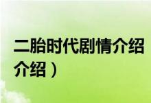 二胎時(shí)代劇情介紹（關(guān)于二胎時(shí)代劇情介紹的介紹）
