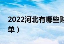 2022河北有哪些財(cái)經(jīng)類大學(xué)（財(cái)經(jīng)類大學(xué)名單）