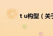 t u構(gòu)型(關(guān)于t u構(gòu)型的介紹)
