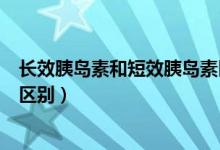 長(zhǎng)效胰島素和短效胰島素區(qū)別（長(zhǎng)效胰島素和短效胰島素的區(qū)別）