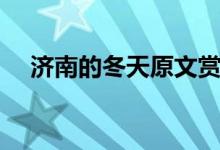 濟(jì)南的冬天原文賞析（濟(jì)南的冬天原文）