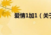 愛(ài)情1加1（關(guān)于愛(ài)情1加1的介紹）
