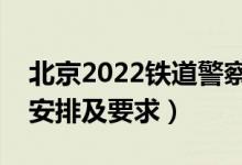 北京2022鐵道警察學(xué)院報(bào)考須知（面試時(shí)間安排及要求）