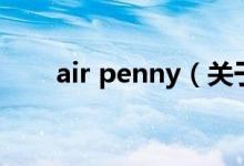 air penny（關(guān)于air penny的介紹）