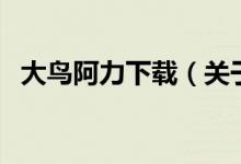大鳥阿力下載(關(guān)于大鳥阿力下載的介紹)