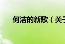 何潔的新歌（關(guān)于何潔的新歌的介紹）