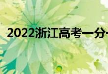 2022浙江高考一分一段表（成績(jī)排名查詢）
