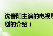 沈春陽主演的電視?。P(guān)于沈春陽主演的電視劇的介紹）