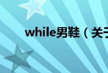 while男鞋（關(guān)于while男鞋的介紹）