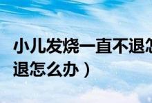 小兒發(fā)燒一直不退怎么回事（小兒發(fā)燒一直不退怎么辦）