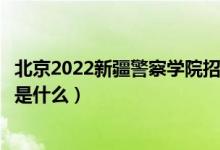 北京2022新疆警察學(xué)院招生面試時間及地點安排（面試要求是什么）
