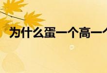 為什么蛋一個(gè)高一個(gè)低（為什么蛋蛋潮濕）