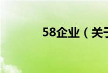 58企業(yè)(關(guān)于58企業(yè)的介紹)