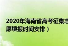 2020年海南省高考征集志愿（海南2022年高考本科征集志愿填報時間安排）