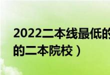 2022二本線最低的公辦大學(xué)（適合低分撿漏的二本院校）