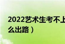 2022藝術(shù)生考不上本科能上大專嗎（還有什么出路）