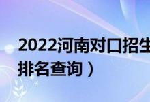 2022河南對口招生音樂類一分一段表（成績排名查詢）