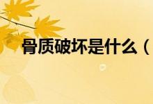 骨質(zhì)破壞是什么（骨質(zhì)破壞是什么意思）