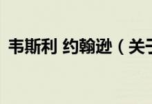 韋斯利 約翰遜（關(guān)于韋斯利 約翰遜的介紹）