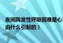 夜間陣發(fā)性呼吸困難是心功能幾級(夜間陣發(fā)性呼吸困難是由什么引起的)
