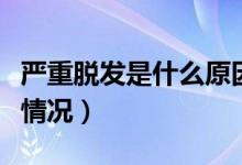 嚴重脫發(fā)是什么原因引起的（千萬要避免以下情況）