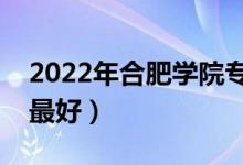 2022年合肥學院專業(yè)排名及介紹（哪些專業(yè)最好）