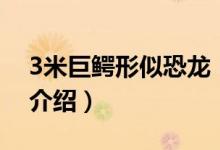 3米巨鱷形似恐龍（關(guān)于3米巨鱷形似恐龍的介紹）
