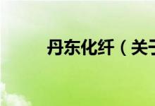 丹東化纖（關(guān)于丹東化纖的介紹）
