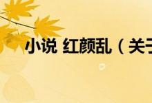 小說 紅顏亂（關(guān)于小說 紅顏亂的介紹）