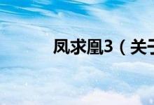 鳳求凰3（關(guān)于鳳求凰3的介紹）