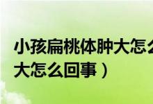 小孩扁桃體腫大怎么食療調(diào)理（小孩扁桃體腫大怎么回事）