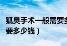 狐臭手術(shù)一般需要多少錢（做狐臭手術(shù)一共需要多少錢）