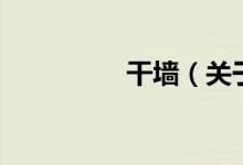 干墻（關(guān)于干墻的介紹）