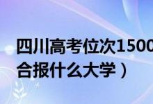 四川高考位次150000左右推薦什么學(xué)校（適合報什么大學(xué)）