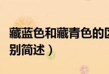 藏藍色和藏青色的區(qū)別（藏藍色和藏青色的區(qū)別簡述）