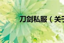 刀劍私服（關(guān)于刀劍私服的介紹）