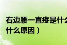 右邊腰一直疼是什么原因（腰右側(cè)總是疼痛是什么原因）