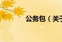 公務(wù)包（關(guān)于公務(wù)包的介紹）