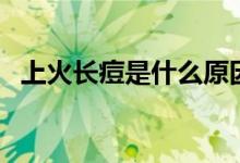 上火長痘是什么原因（上火長痘怎么回事）